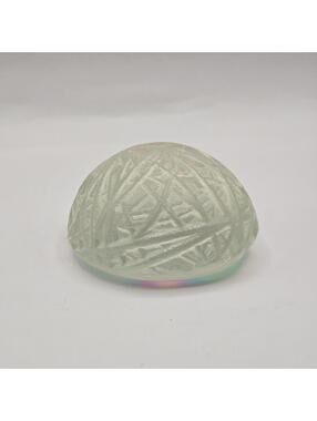 Unique Iridescent Art Glass Paperweight